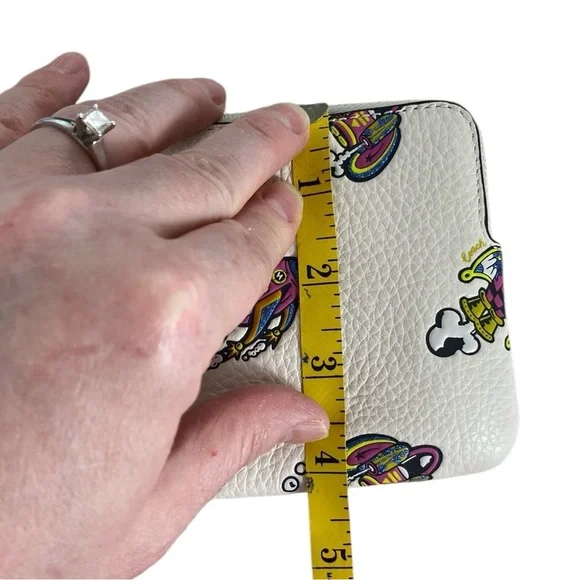 Coach Cosmic Coach Rocket Jax Corner Zip Wristlet - Picture 9 of 15